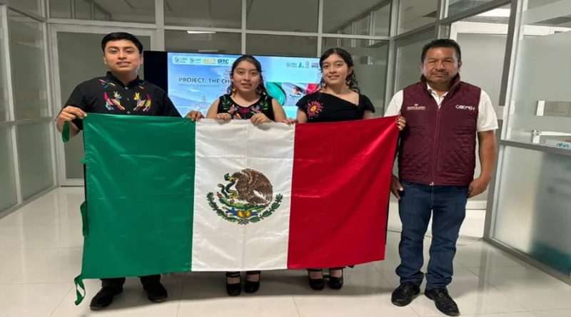 ¡Orgullo hidalguense! Estudiantes del Cobaeh ganan medalla de oro en certamen internacional de ciencias