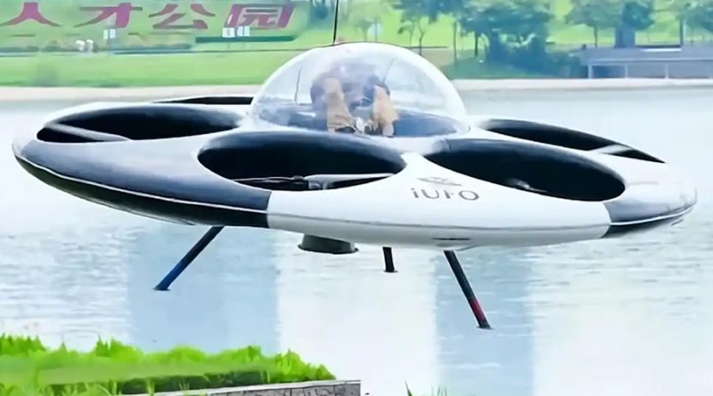 Tecnología de punta: China presentó un nuevo dron que parece un platillo volador