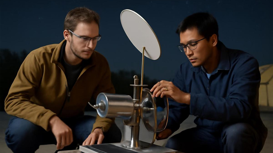 Ingenieros crean un motor que genera energía usando el frío del espacio nocturno