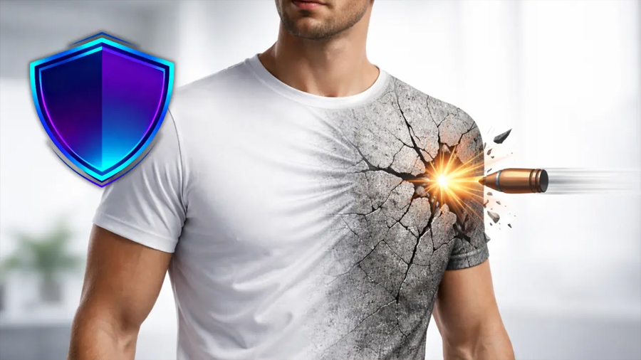 Investigadores crean un tejido capaz de ‘detener’ las balas: suave y ligero, pero se vuelve como una roca en caso de impacto